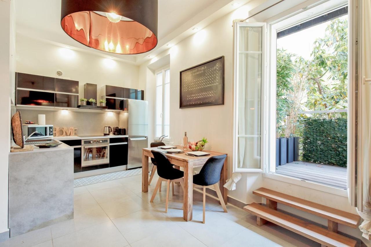 Le Cocon Des Artistes - Coeur De Cannes - Spacieux - Terrasse - Clim Exterior foto